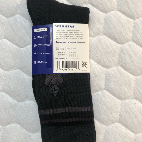 Bombas Crew Socks (5) - Picture 3 of 5